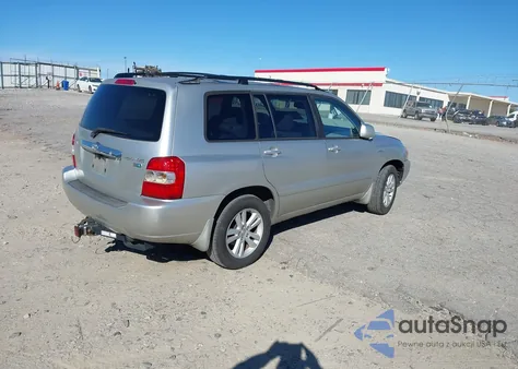 2007 Toyota Highlander Hybrid V6 z USA, uszkodzony, nr VIN JTEGW21AX70019242